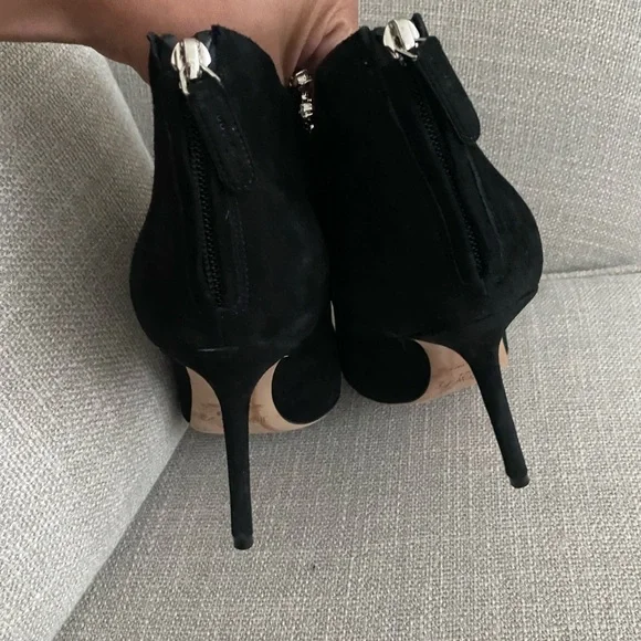 Jimmy choo blaize black suede booties